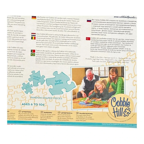 Cobble Hill Molokini Current Jig Saw Puzzle Family 350 Pieces Turtles New Sealed - Picture 2 of 8